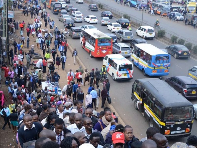 Embouteillage à Nairobi - Kenya