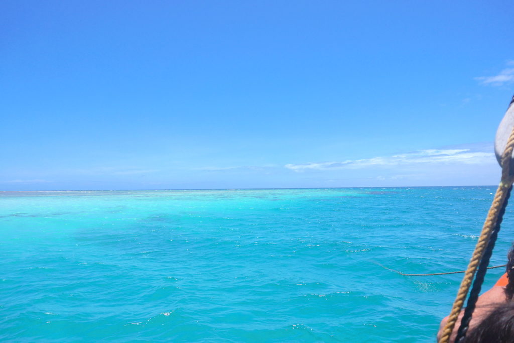 Le lagon bleu turquoise