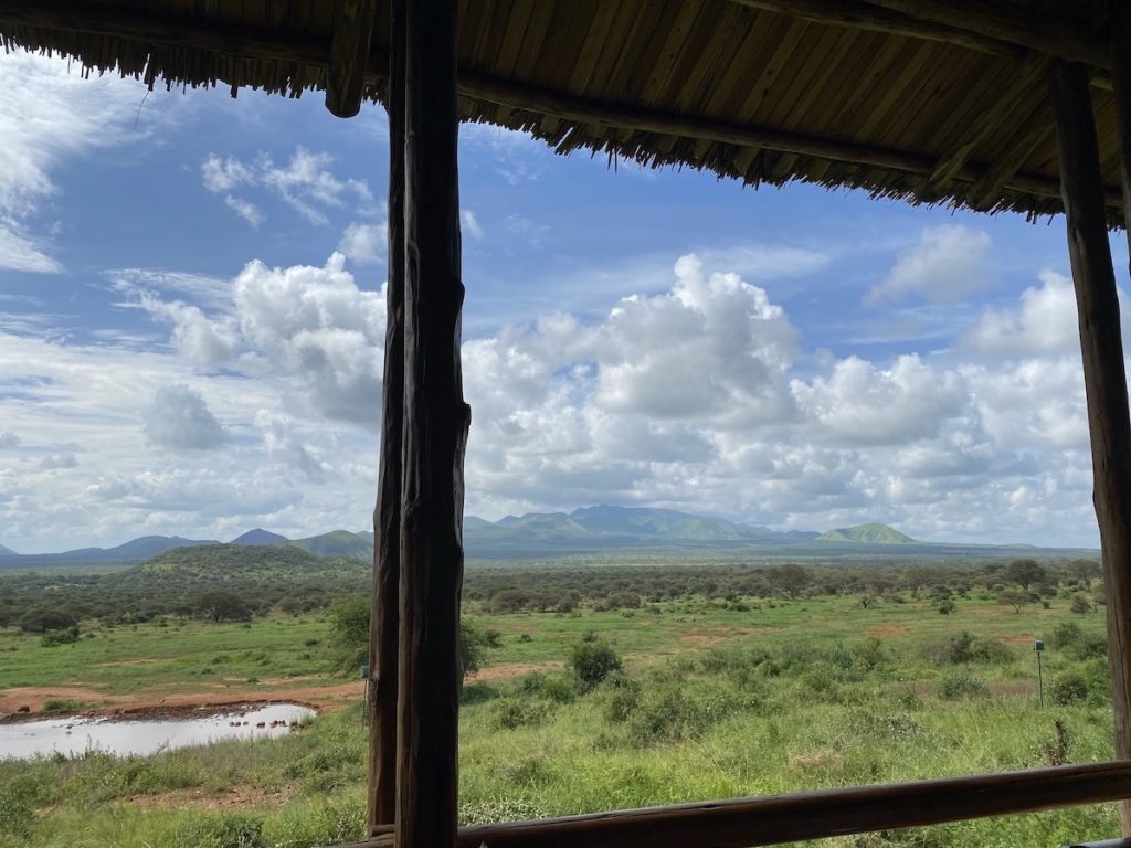 La vue du restaurant à Kilaguni Serena
